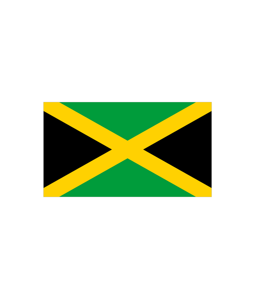 Jamaica Flag 90x152cm Looksharp, Jamaican Flag Shower Curtain