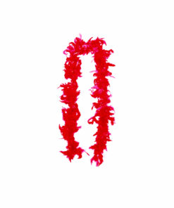 Red Feather Boa