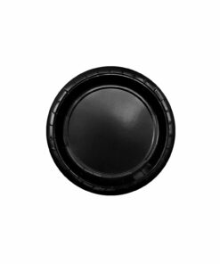 Black Paper Plates 12x9in