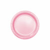 Baby Pink Paper Plates 12x9in