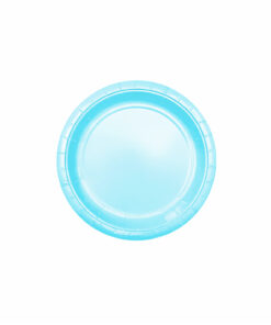 Baby Blue Paper Plates 12x9in