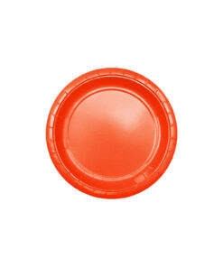 Orange Paper Plates 12x9in