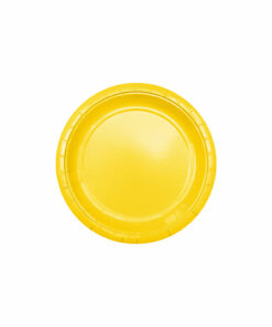 Yellow Paper Plates 12x9in