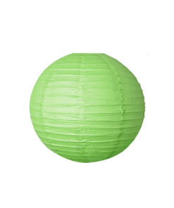 Lime Green Round Paper Lantern 12in