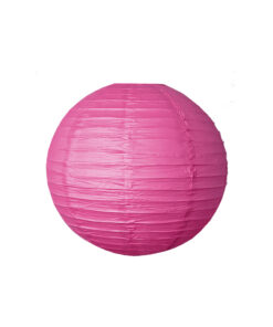 Hot Pink Round Paper Lantern 12in
