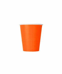 Orange Paper Cups 20x9oz