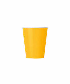 Yellow Paper Cups 20x9oz