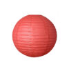 Red Round Paper Lantern 14in