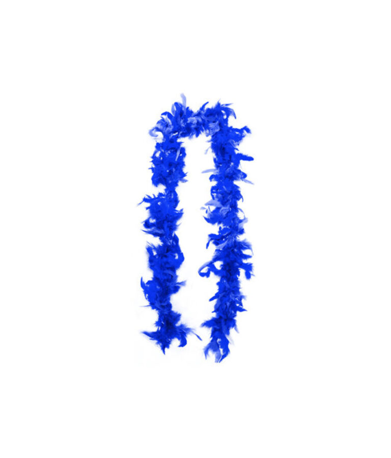 Royal Blue Feather Boa LookSharpStore