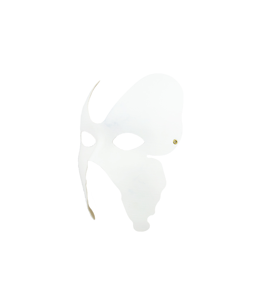 Butterfly Paintable Paper Mask | LookSharpStore