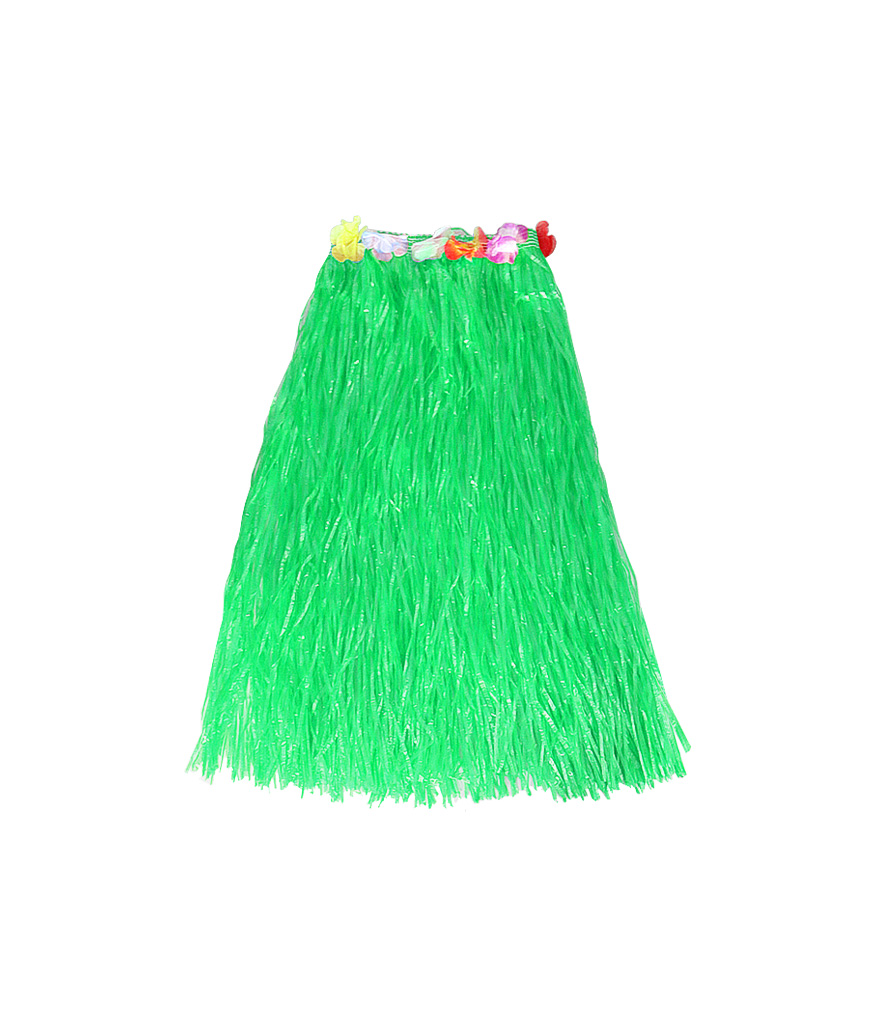 Green Long Hula Skirt 80cm