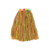 Long hula skirt with flower in rainbow colour in size of 80cm