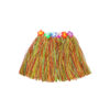 Short hula skirt with flowers in rainbow colour in size of 40cm