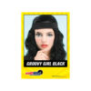 Groovy girl wig in black with wavy hair