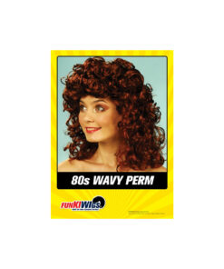 80's Wavy Perm Brunette