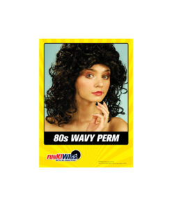 80's Wavy Perm Black