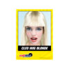 Cleopatra straight wig in platinum blonde colour