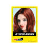 Alluring auburn female wig