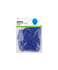 Alternative view of Royal Blue Plain Latex Balloons 12inch 20pk