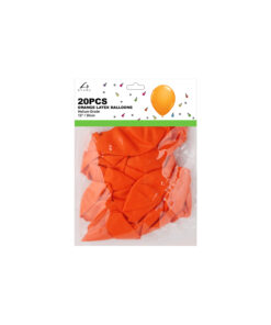 Alternative view of Orange Plain Latex Balloon 12inch 20pk