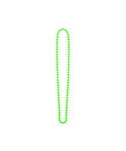 Neon green bead necklace