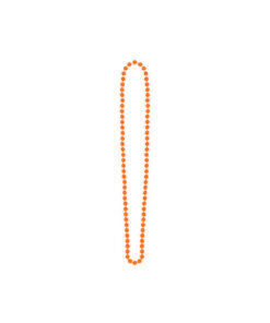 Neon orange bead necklace