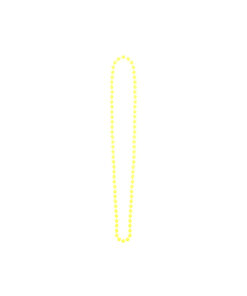 Neon yellow bead necklace