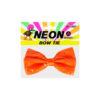 Neon Orange Bow Tie