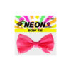 Neon Pink Bow Tie