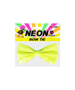 Neon Yellow Bow Tie