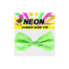 Neon Green Jumbo Bow Tie
