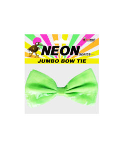 Neon Green Jumbo Bow Tie