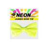 Neon Yellow Jumbo Bow Tie