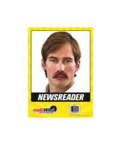 The newsreader moustache in orange/brown