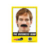 The business man moustache in dark brown/black