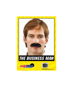 The business man moustache in dark brown/black