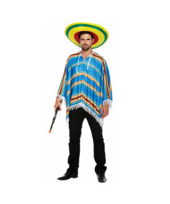 Blue Poncho Adult