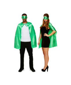 Superhero Cape Green Adult