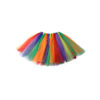 Tutu in mixed rainbow colour of Red, orange, yellow, green, blue, indigo and violet and size of 40cm