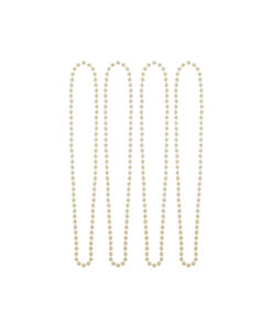 Pearl bead necklace coming in pack of 4