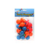 Mini football water gun in orange, blue and red colour party favour coming in pack of 20