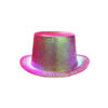 Pink Shiny Pearl Top Hat
