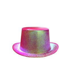 Pink Shiny Pearl Top Hat