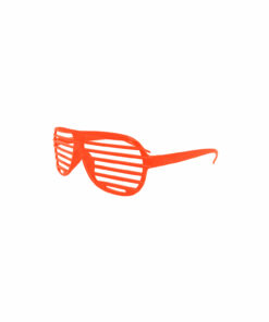 Alternative view of Orange Shutter Shade Glasses