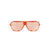 Orange Shutter Shade Glasses