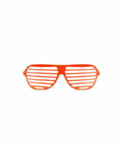 Orange Shutter Shade Glasses