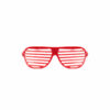 Red Shutter Shade Glasses