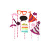 Pink birthday party photo props