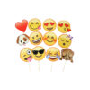 Emoji party photo props
