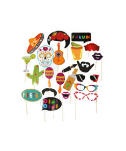 Fiesta party photo props